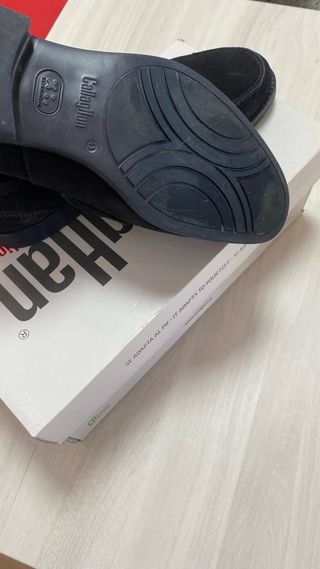 Mocasines Callaghan Piel Ante azul