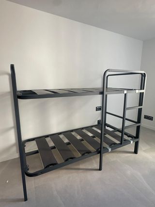 Oferta Litera Individual Gris 90x190 NUEVAS!