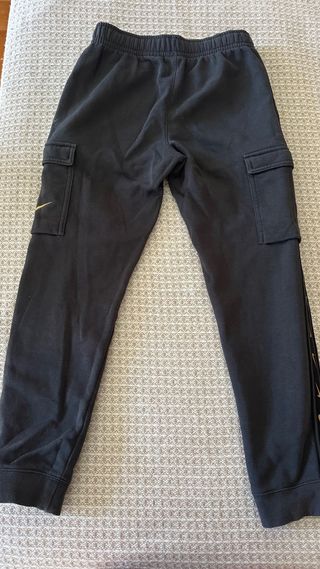 Pantalones Nike Niños Talla M Negro/Dorado