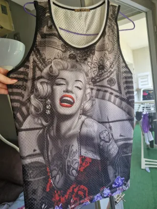 Camiseta tirantes Marilyn Monroe Talla Única