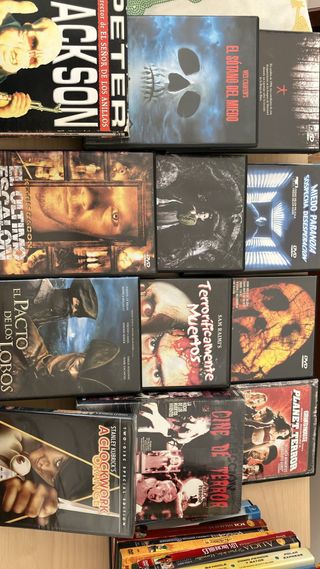 Lote 10 Películas DVD Terror y Suspense