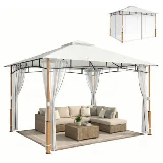 Carpa Cenador Jardín Doble Techo