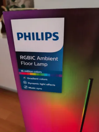 Lámpara de Pie Philips RGBIC Ambient
