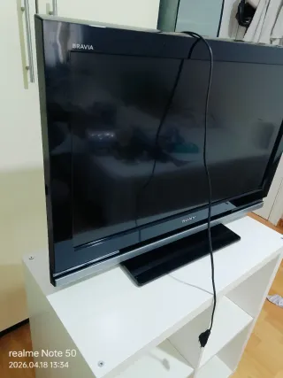 TV Sony Plasma + Mueble Ikea Blanco