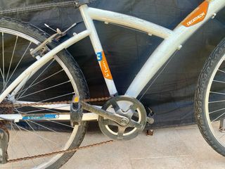 Bicicleta Decathlon Blanca
