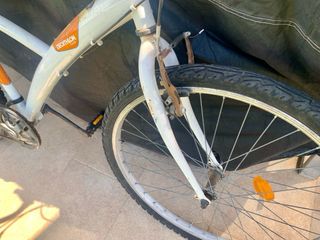 Bicicleta Decathlon Blanca