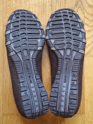 Zapatos Skechers Mujer Talla 37 Marrón brillantina