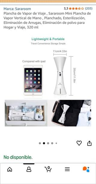 Plancha de vapor vertical Saroom