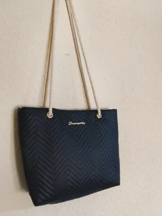 Bolso de hombro negro mujer –elegante y barato 6€