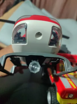 Camión y helicóptero de bomberos Playmobil
