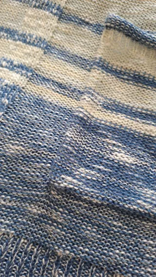 Chaqueta de punto con degradado