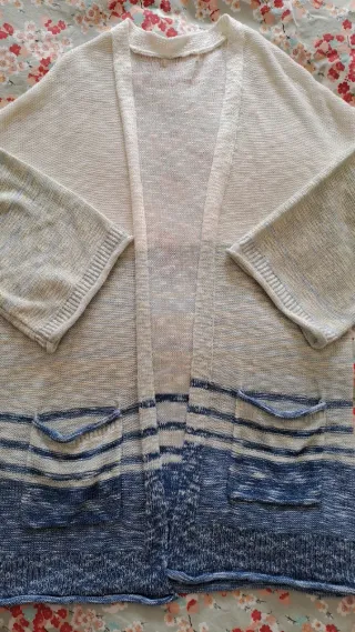 Chaqueta de punto con degradado