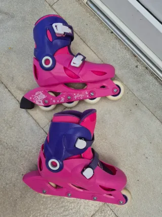 Patines en Línea Oxelo Niña Rosa/Azul