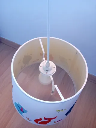 Lámpara infantil decorada