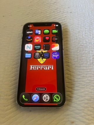 iPhone Apple Negro/Plateado