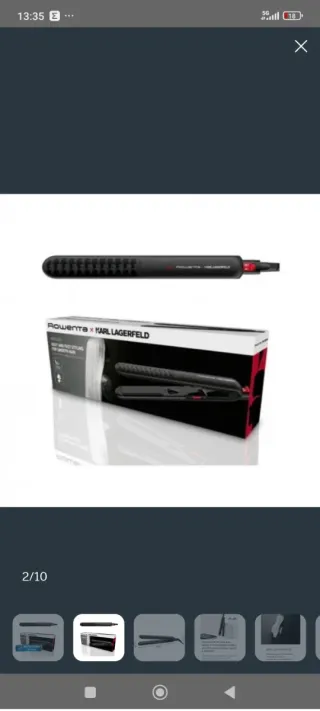 Plancha Pelo Rowenta Karl Lagerfeld Optiliss