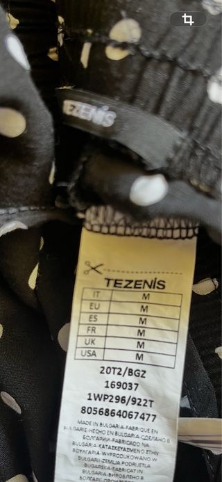 Completo Tezenis top e pantaloni pois
