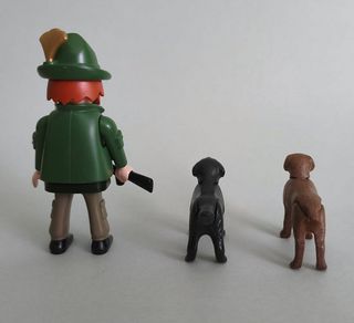 Playmobil Cazador con Jabalíes y Perros