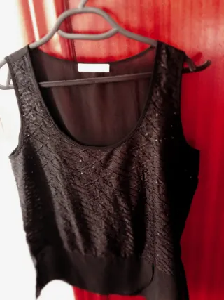 2 Blusas Negras Talla 38, como nuevas