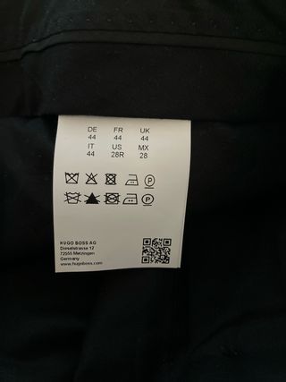 Pantalones de traje negros Hugo BOSS