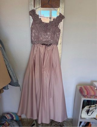 Vestido de fiesta rosa