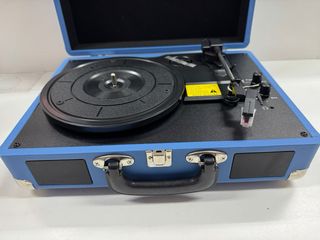Tocadiscos Maletín Azul
