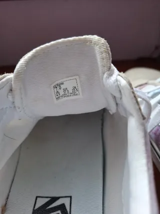 Zapatillas Vans Casual Beige y Morado