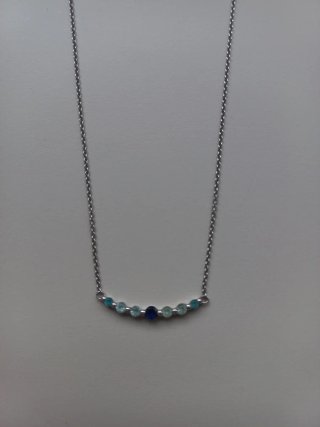 Collar colgante mujer Viceroy plata azul turquesa