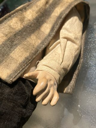 Muñeco Baturro Porcelana Años 40 Articulado