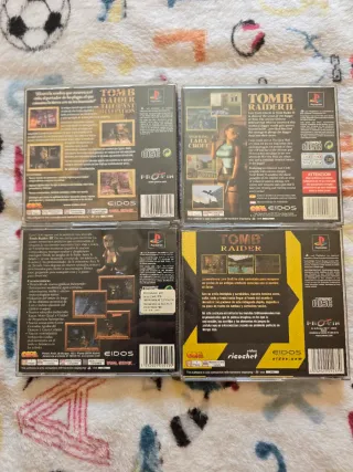 Lote 4 Giochi Tomb Raider PS1