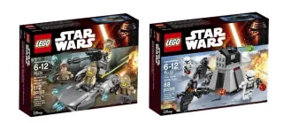 Lego Star Wars 75131 y 75132