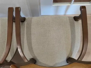 2 Sillas Comedor Madera y Caña