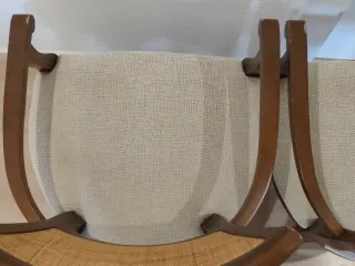 2 Sillas Comedor Madera y Caña