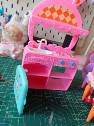 Enchantimals Conejo y Cocinita Rosa