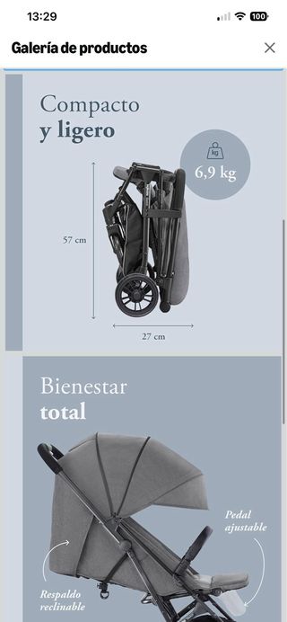 Silla de paseo Inglesina Sketch ligera
