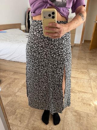 Faldas midi estampadas florales