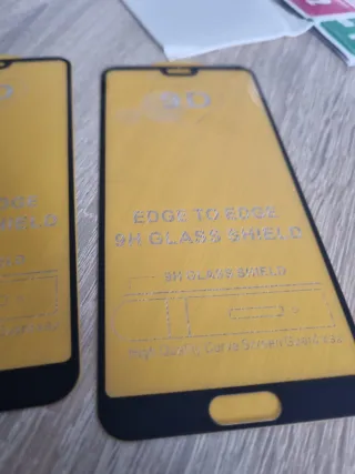 2 Protectores Pantalla Huawei P20 Pro 9D