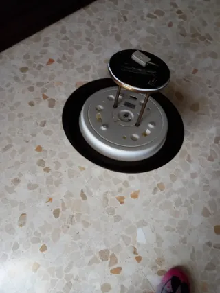 Lámpara de techo vintage dorada