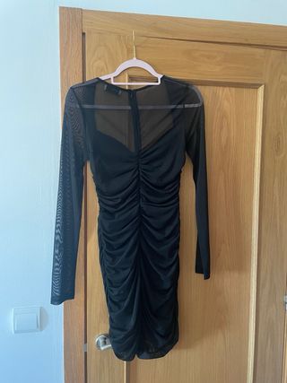 Vestido Bershka tul negro XS