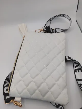 Bolso blanco bandolera LOVE