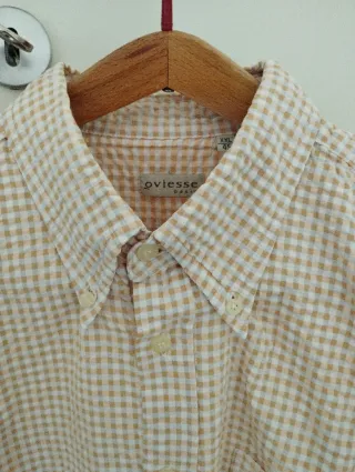 Camicia uomo cotone maniche corte XXL