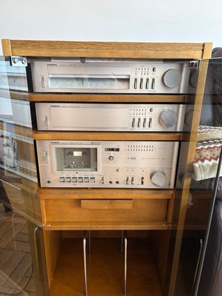 Equipo HiFi General. Amplificador, radio y casete.