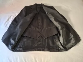 Traje de caballero 3 piezas gris marengo