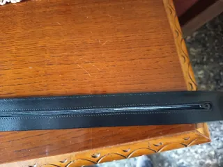 Cinturón Yojan Piel Negro Hombre,co cremallera int