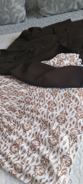 Americana y Vestido  Estampado geométricos