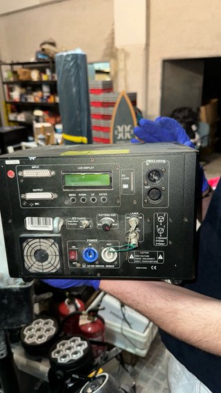 Láser profesional FOS 4000 RGB ILDA DMX 2ud.