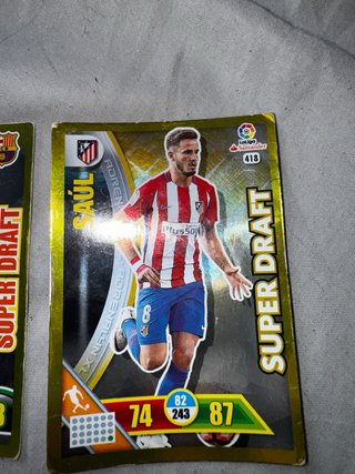 Cromos Fútbol Adrenalyn XL - Denis Suárez y Saúl