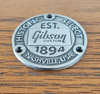 Gibson Custom Shop Historic Select Placa Metálica