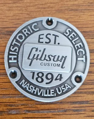 Gibson Custom Shop Historic Select Placa Metálica