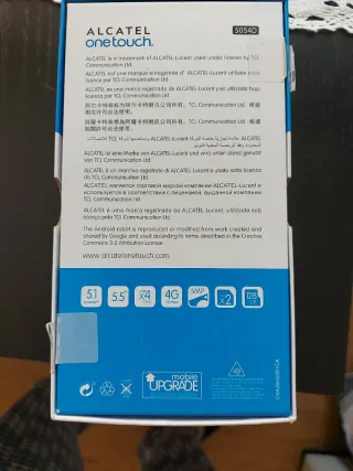 Teléfono Alcatel One Touch Negro,(solo envio)